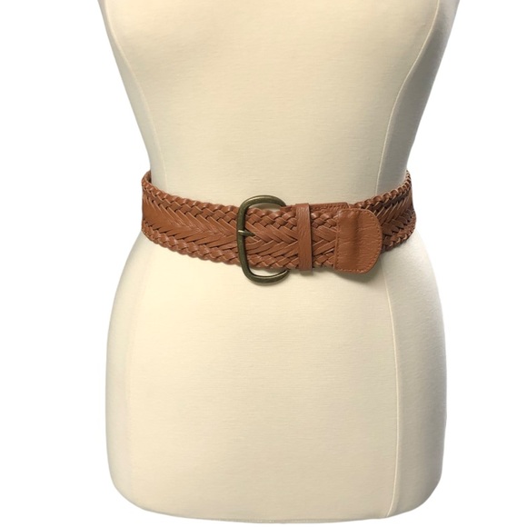 None Accessories - Brown Woven Cottagecore / Prairie Belt - Size: L/XL